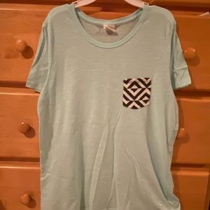 Lightweight blue shirt